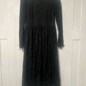Dainty Jewells Elegant Black Lace Dress